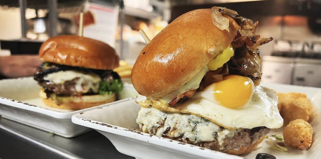 loaded burgers from Basement Burger Bar