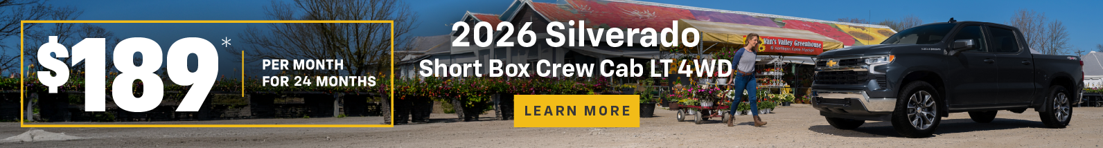Chevy Detroit June Silverado Offer - $189/Month for 24 Months