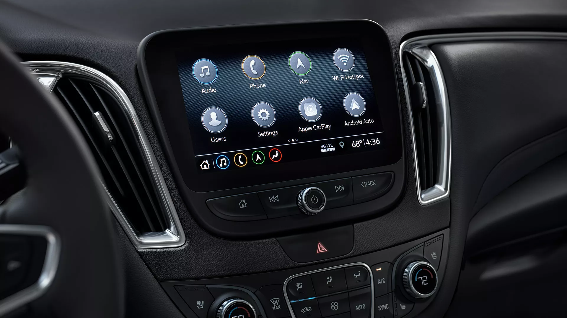 Chevrolet Infotainment 3 touch screen on Malibu