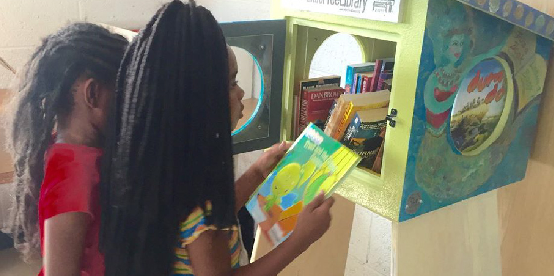March is Reading Month little library
