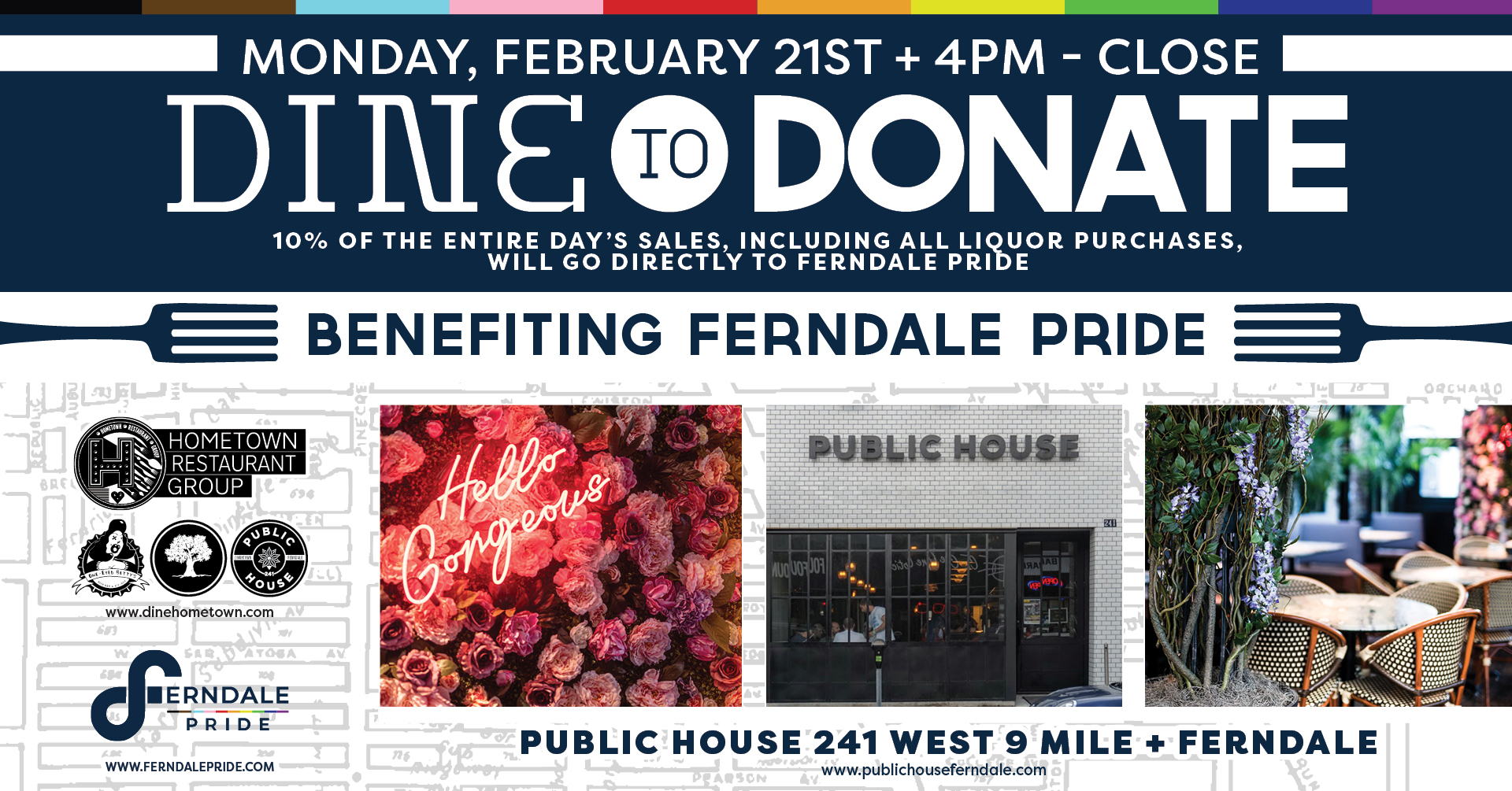 Dine to Donate Ferndale Pride
