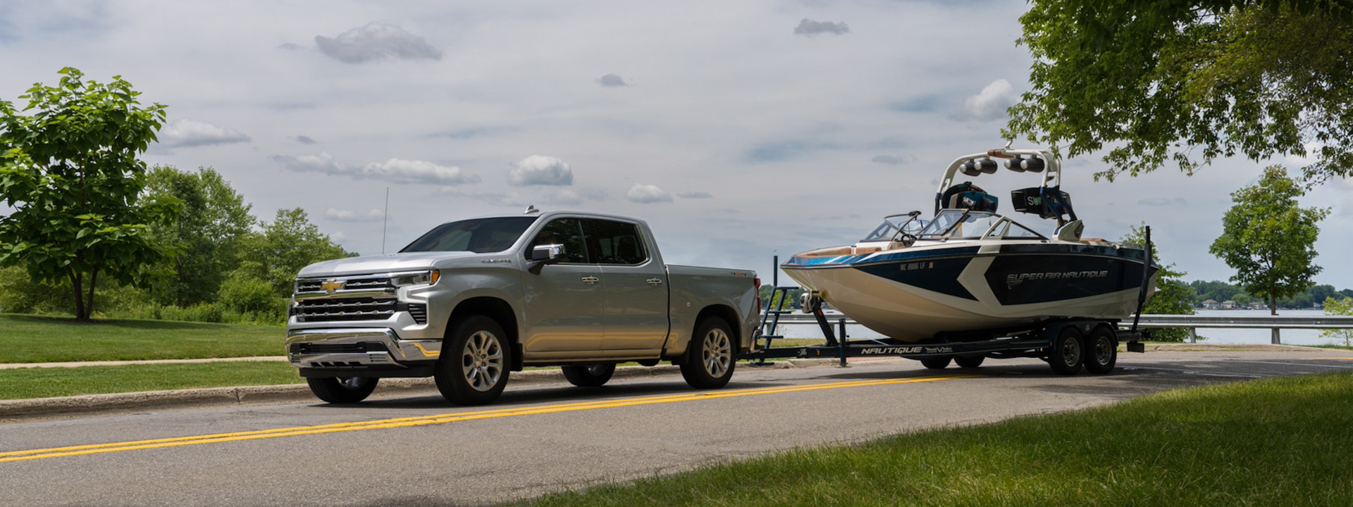 towing a boat