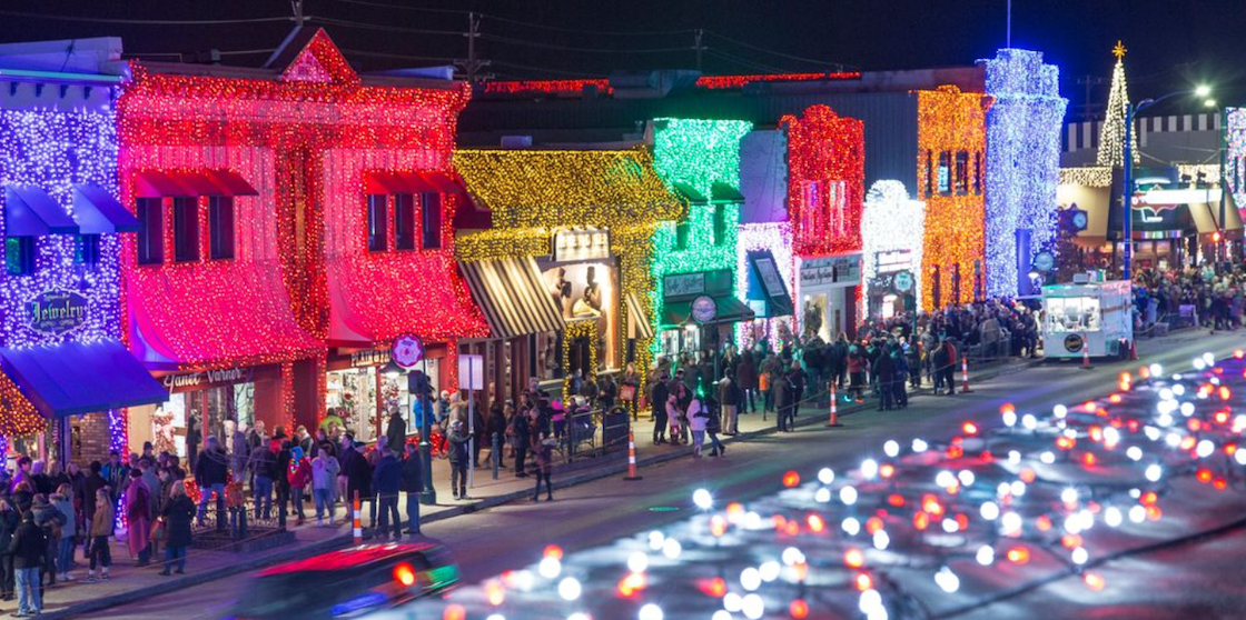 holiday lights for Downtown Rochester's Big, Bright Light show