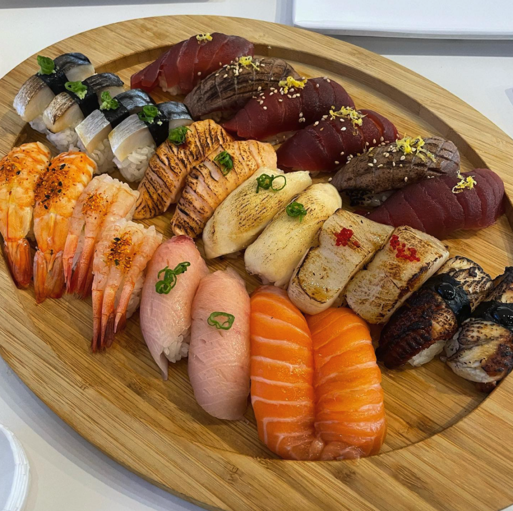 Assorted sushi from Goblin, Detroit