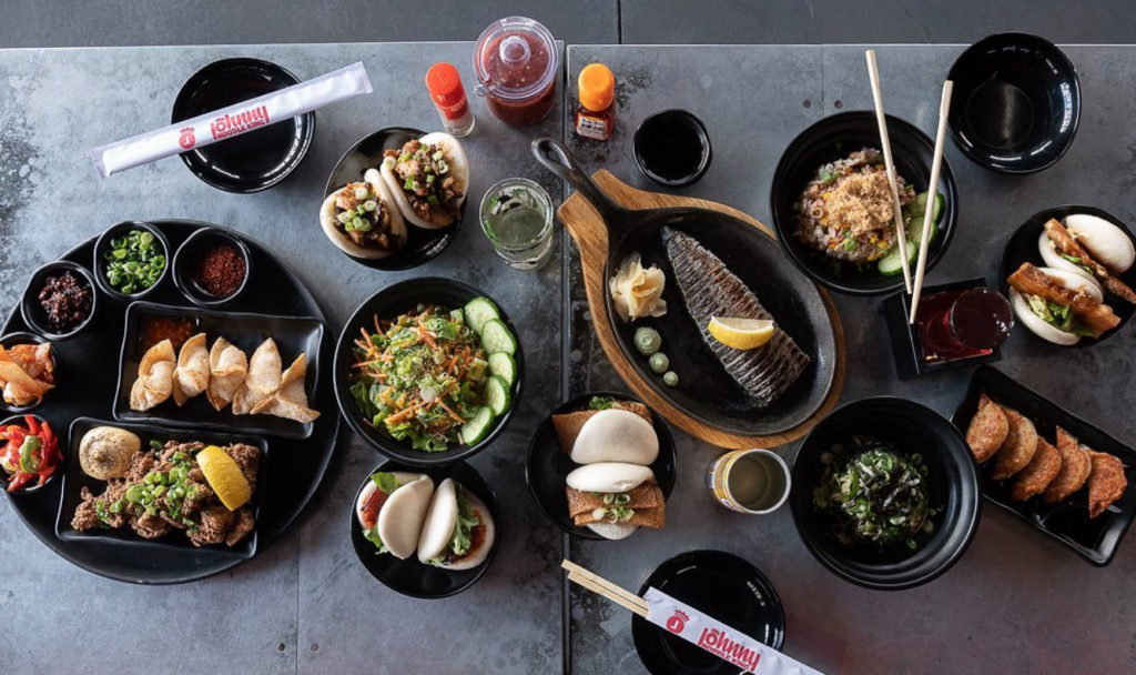 Assorted dishes from Johnny Noodle King
