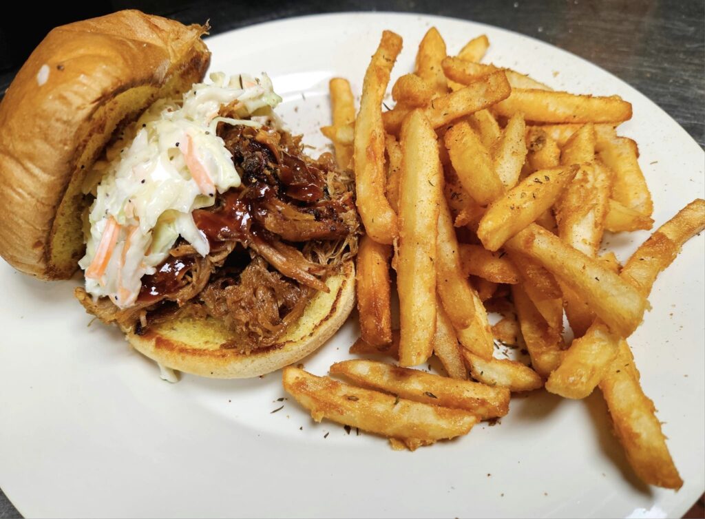 Sugarbush tavern pulled bbq sandwich