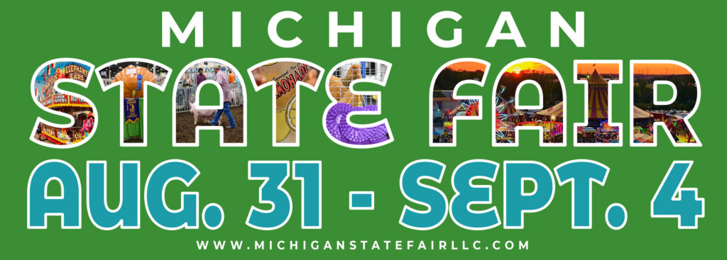 michigan state fair event banner