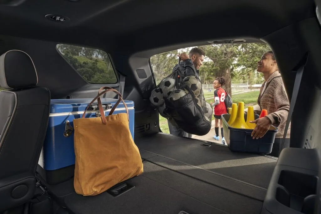 Chevy Traverse has up to 98.2 cu. ft. of cargo space available