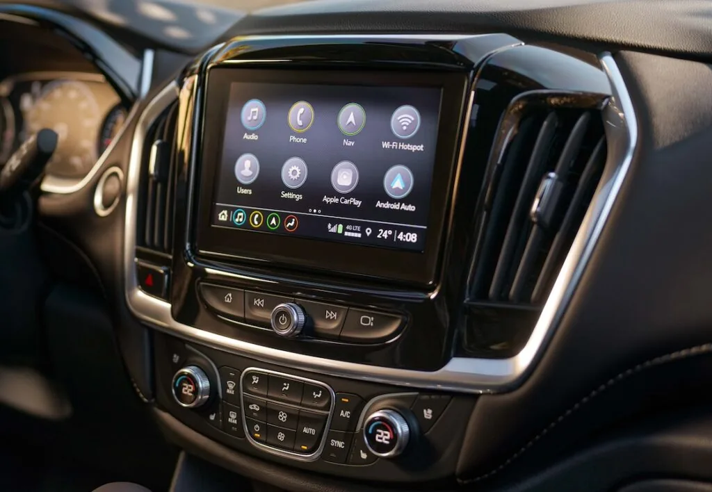 Infotainment center with focus on climate control