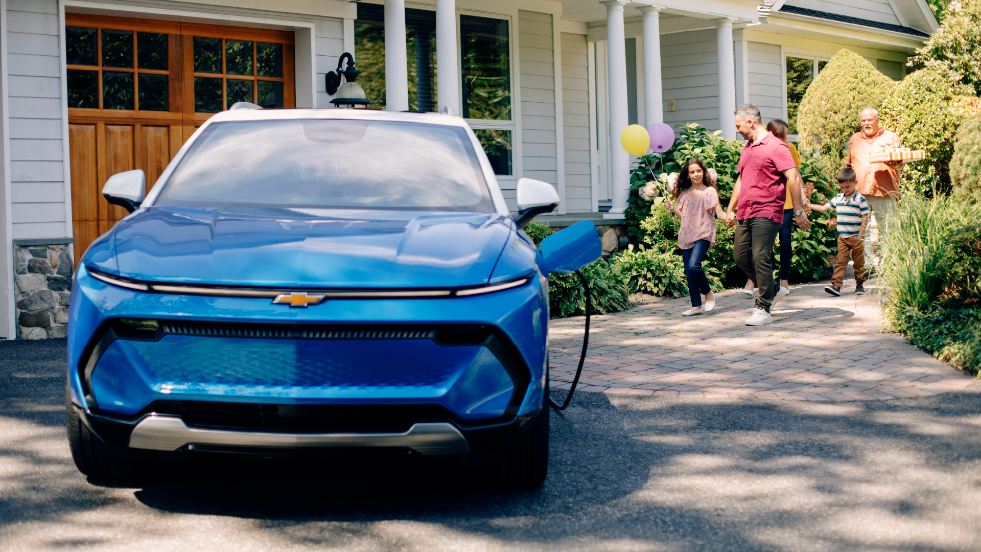 blue equinox ev charging at home