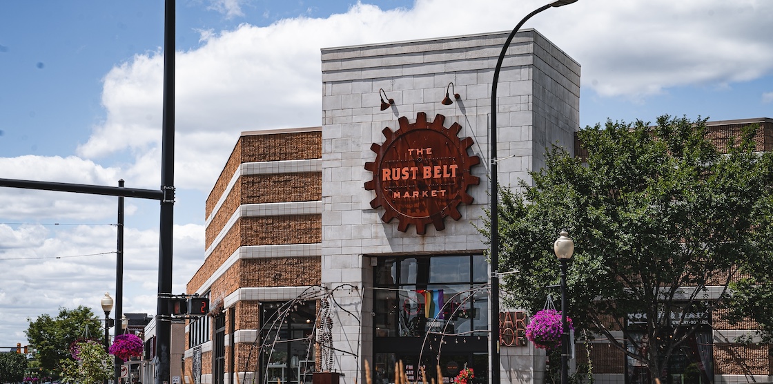 The Rust Belt Market exterior - local boutiques