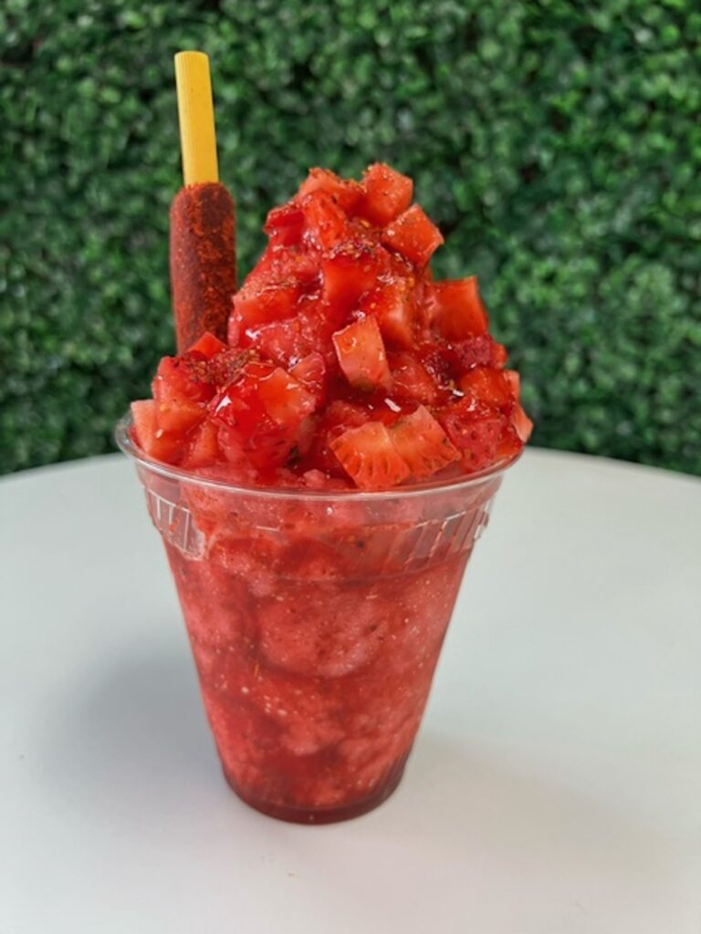 Strawberry Mangonada from Azúcar Ice Cream y Más