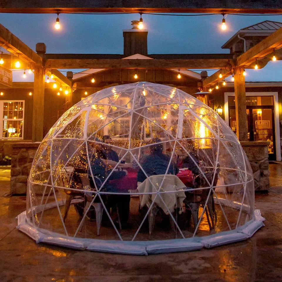 igloo at Blake's Orchard & Cider Mill