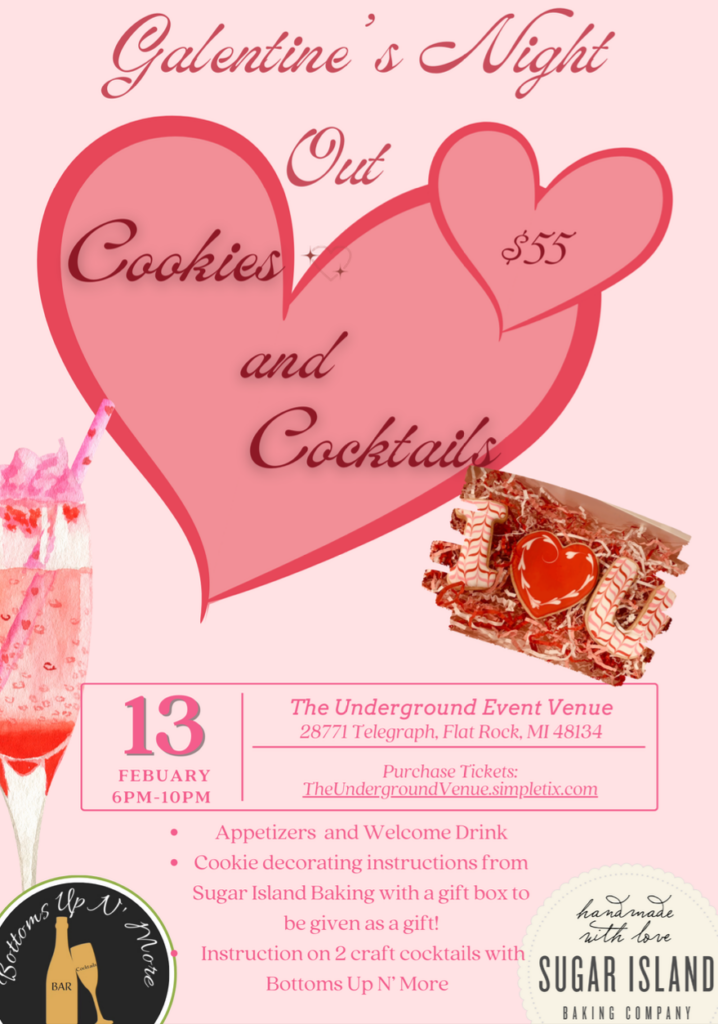 the underground's galentine's day flyer