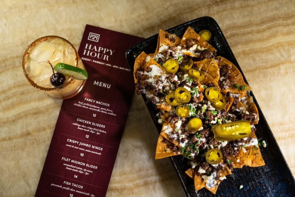 Prime29's happy hour fancy nachos