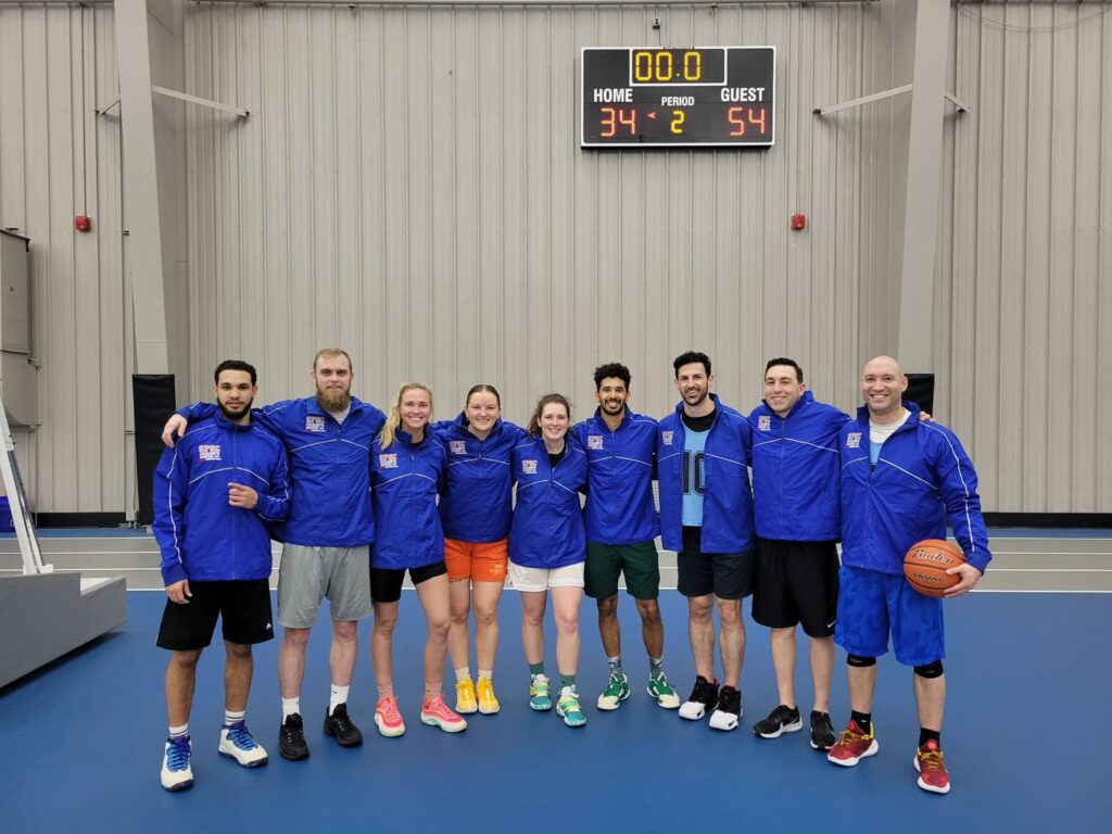 stay and play social club basketball team - spring sports