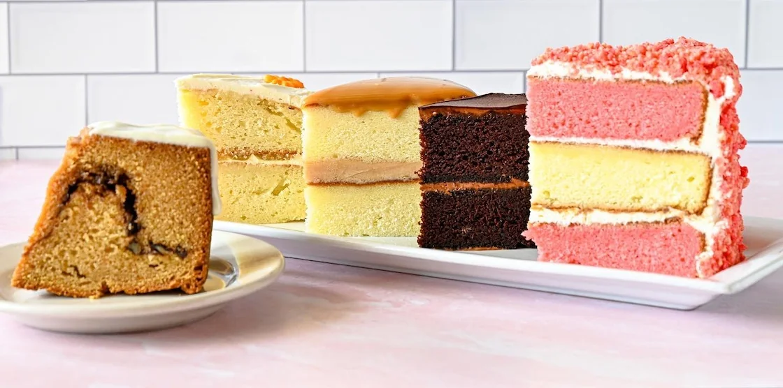 slices of cake from good cakes and bakes