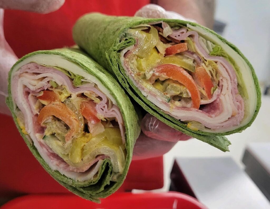 sandwich wrap from mid eight sandwich shop