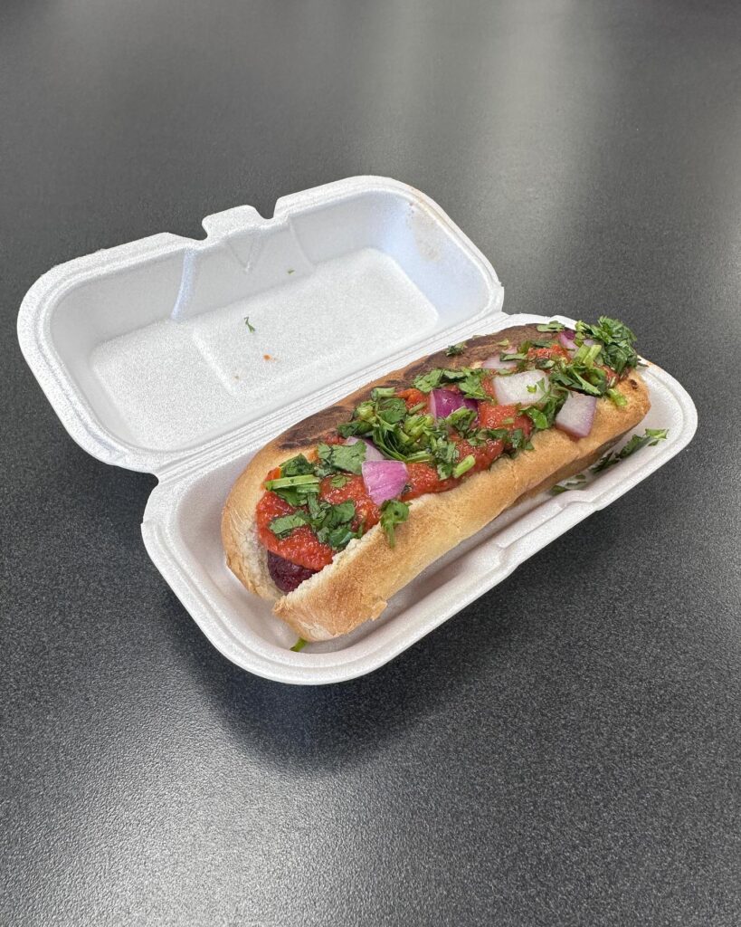 ghost hot dog from amar pizza