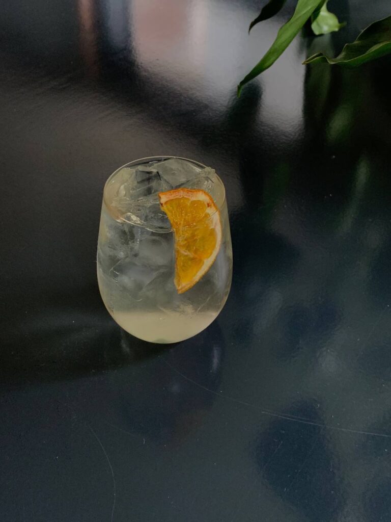 orange spritz from cafe sous terre