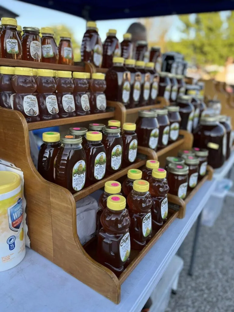 local farmers market honey