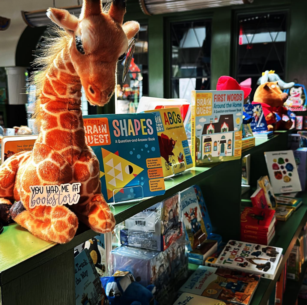 coreander's bookshop kids books section