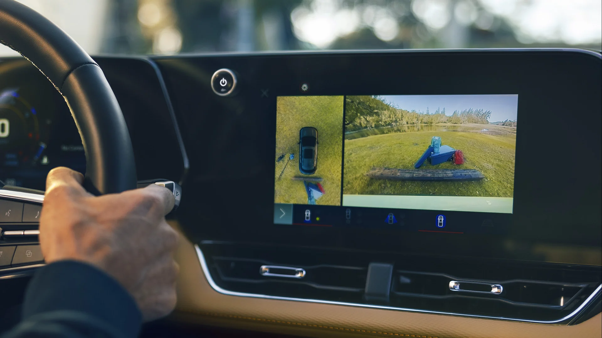 hd-surround vision and backup camera