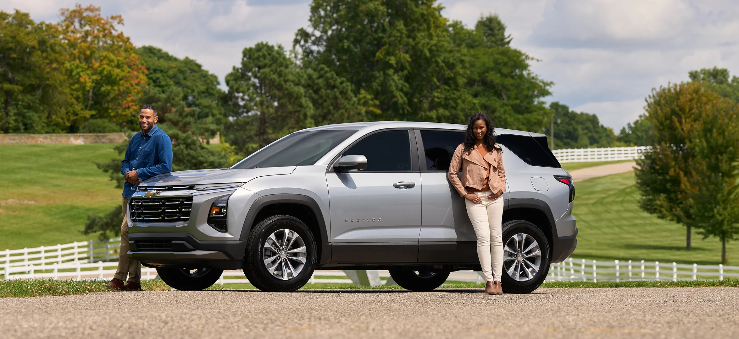 Gray Chevy Equinox