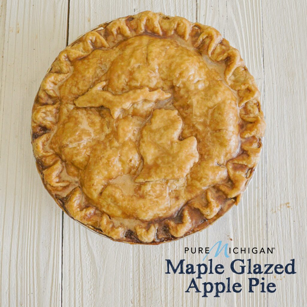 grand traverse pie company glazed maple pie