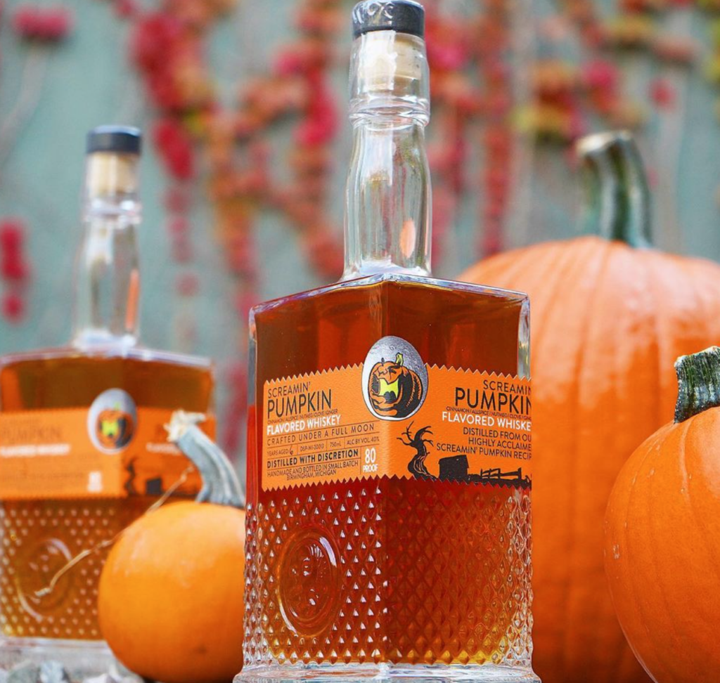 screamin pumpkin whiskey from griffin claw brewing company