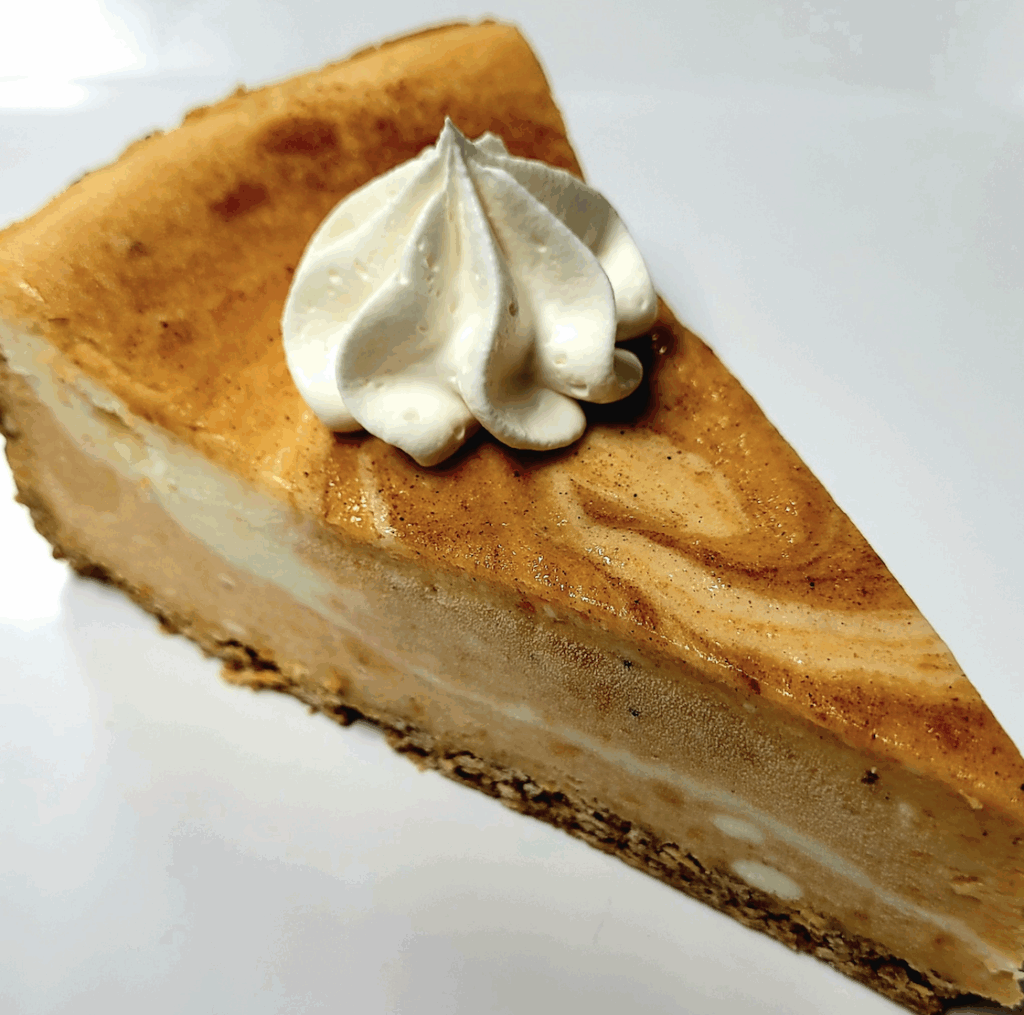 sweet potato cheesecake from kitty's cheesecakes & more