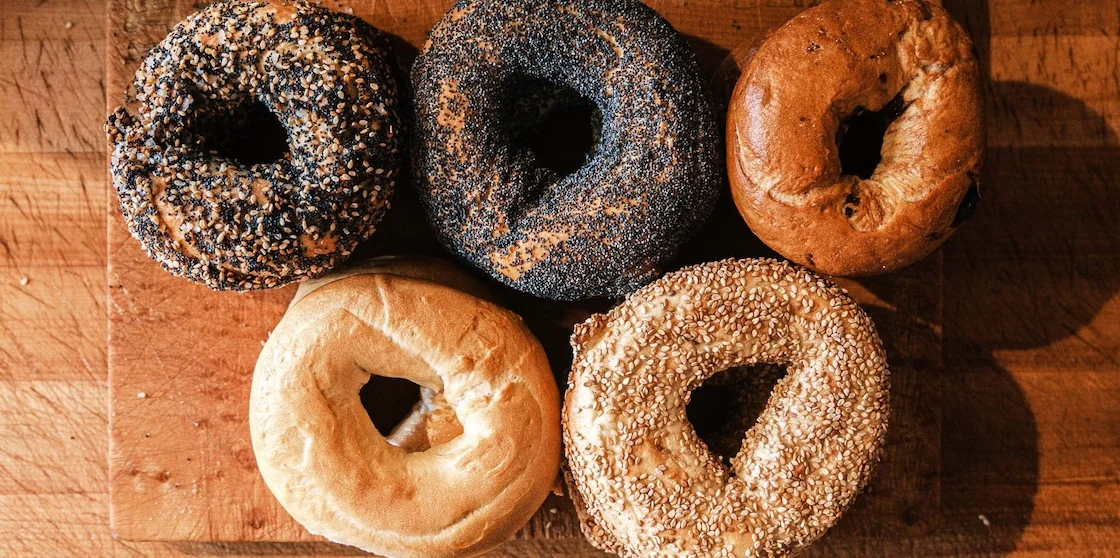 variety of bagels from zingerman's