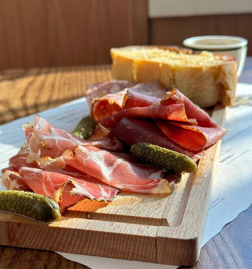 charcuterie board from alpino