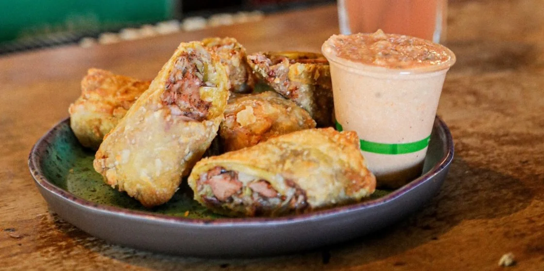 Corned beef egg rolls from The Old Shillelagh