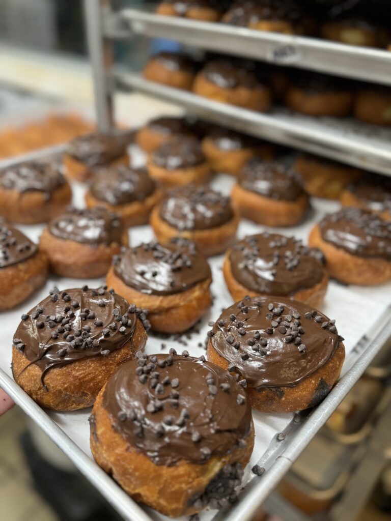 Matilda chocolate pączki from For the Love of Sugar