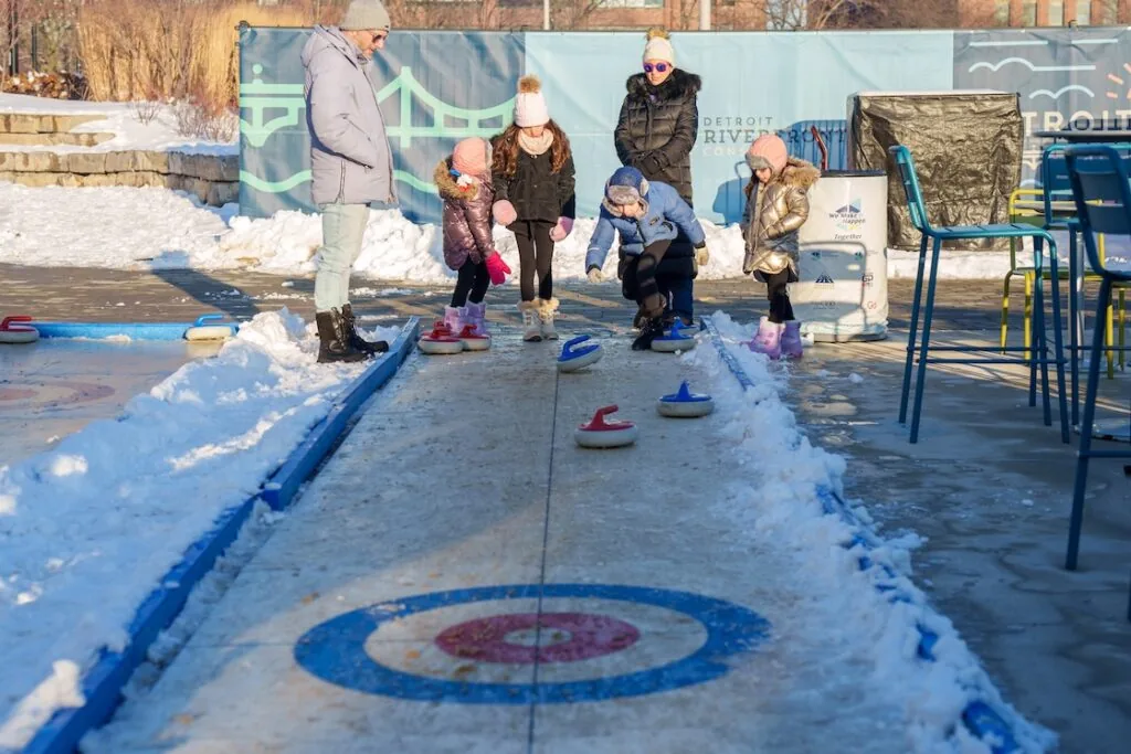 Winter events - family curling