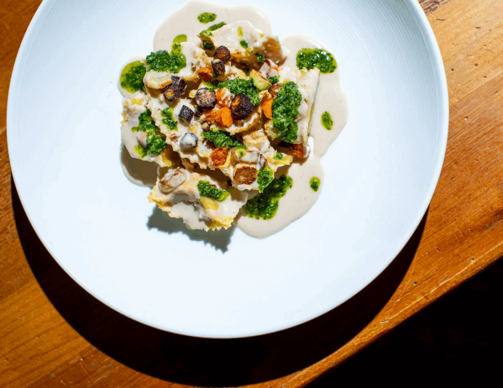 Wagyu ravioli from Chartreuse Kitchen & Cocktails