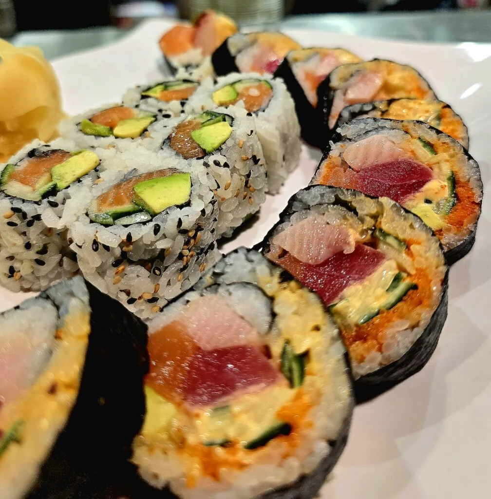 Sushi rolls from Fishbones