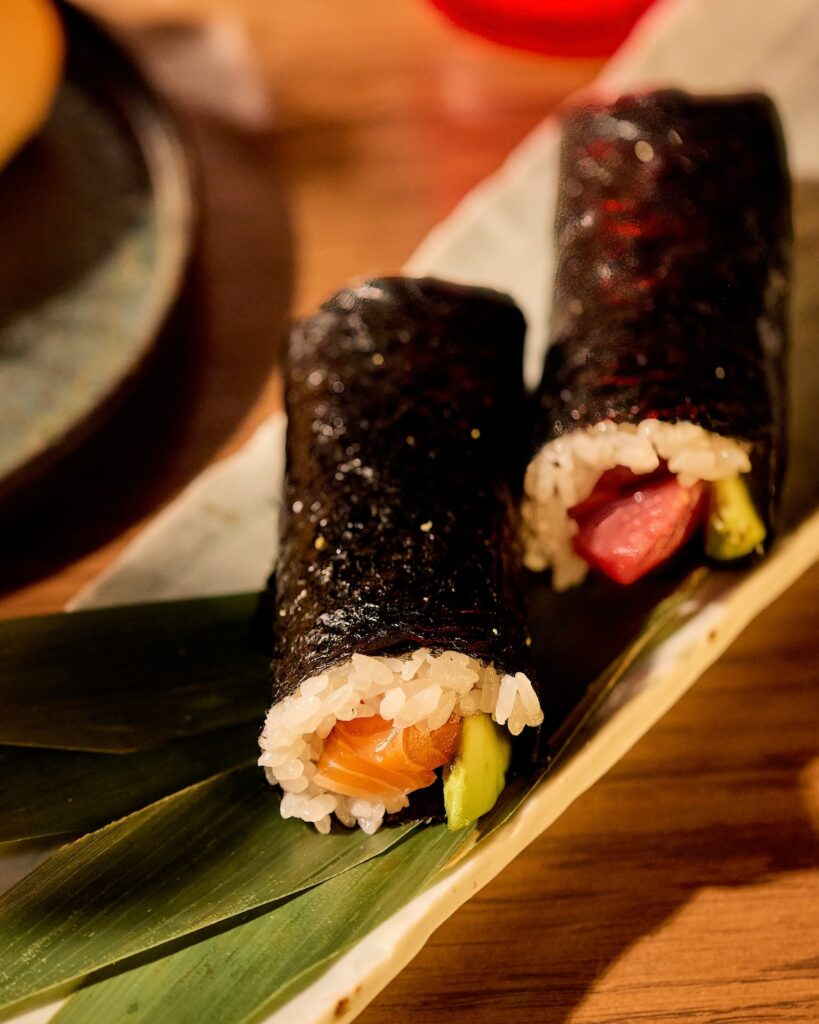 Japanese handroll sushi rolls - Sakazuki