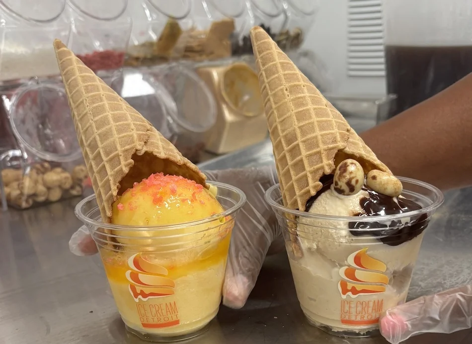 Infused ice cream from Ice Cream Detroit