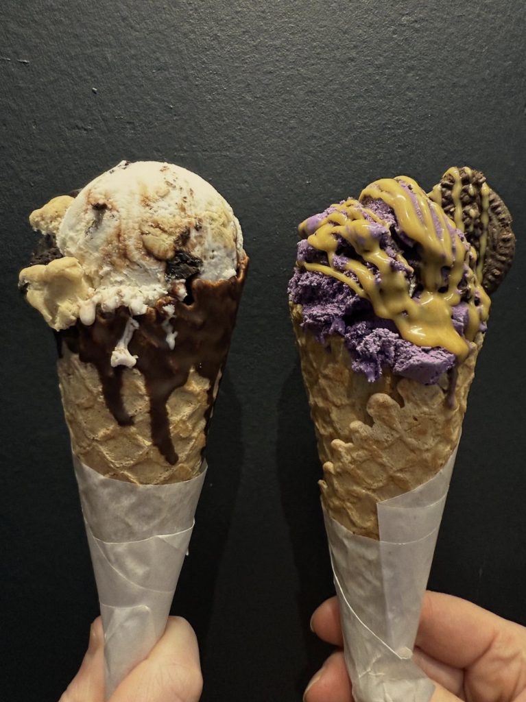 Ice cream cones from Cold Truth