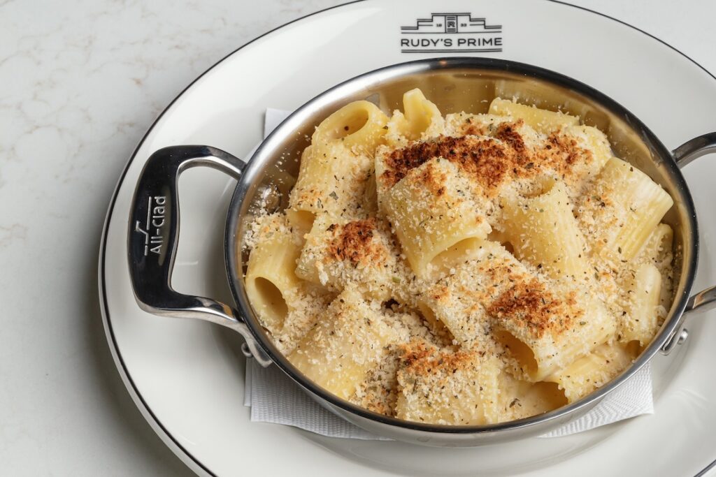 winter meals - Rudy's Prime mac and cheese