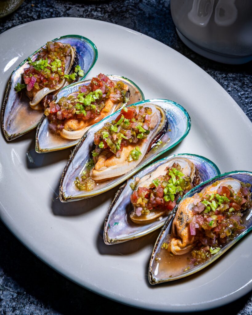 Mussels from Argentinian restaurant PUMA, photo courtesy of Mark Kurlyandchik, Booth One Creative