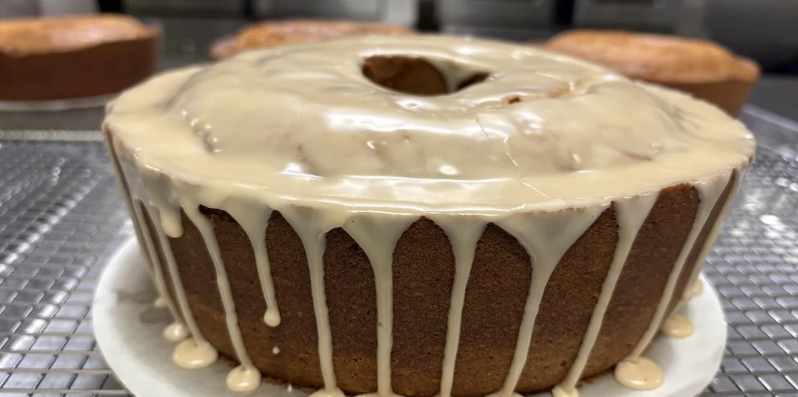 Grannies glazed pound cake