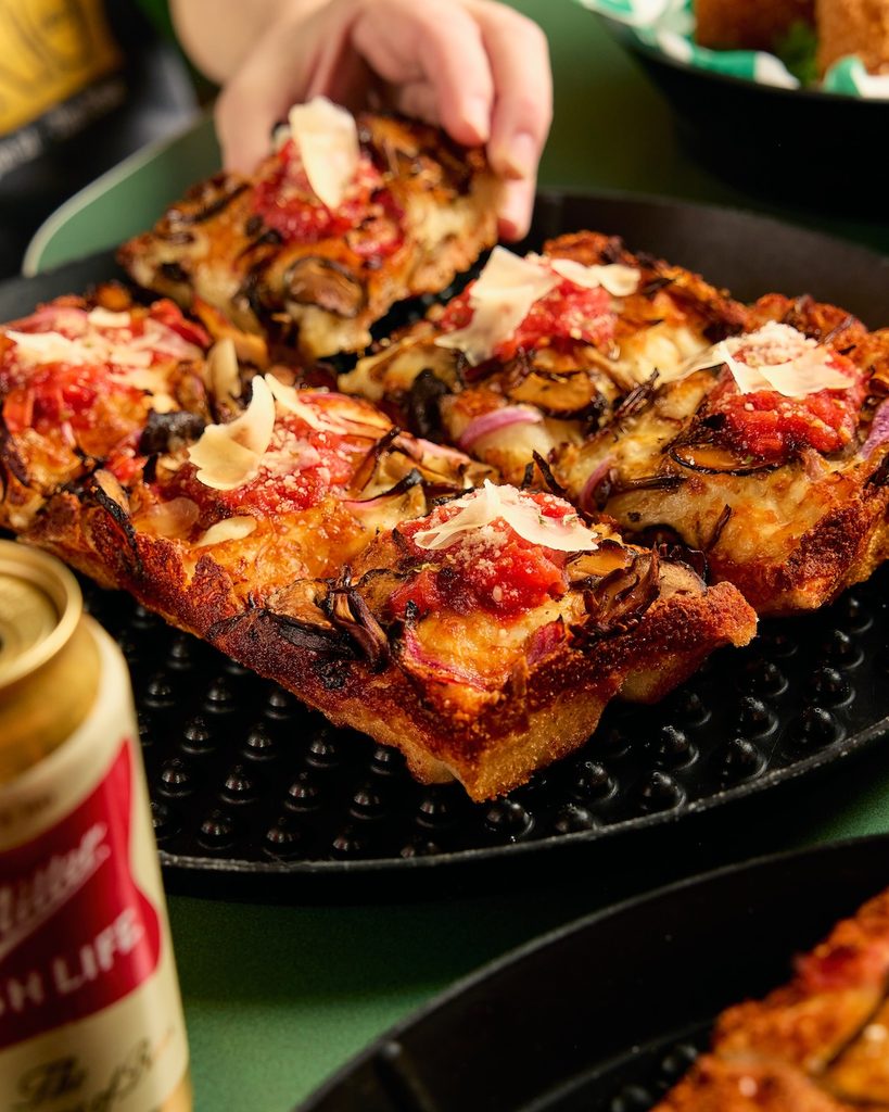 Detroit-style pizza from Unc's, courtesy of Hayden Stinebaugh