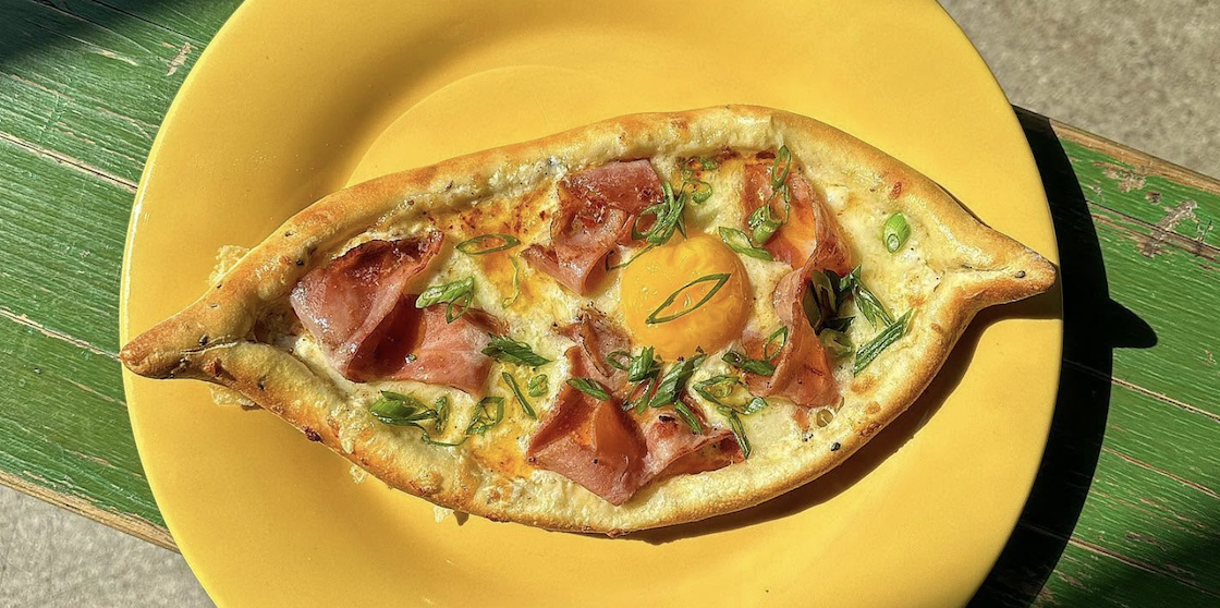 Supergeil ham and cheese khachapuri - savory brunch