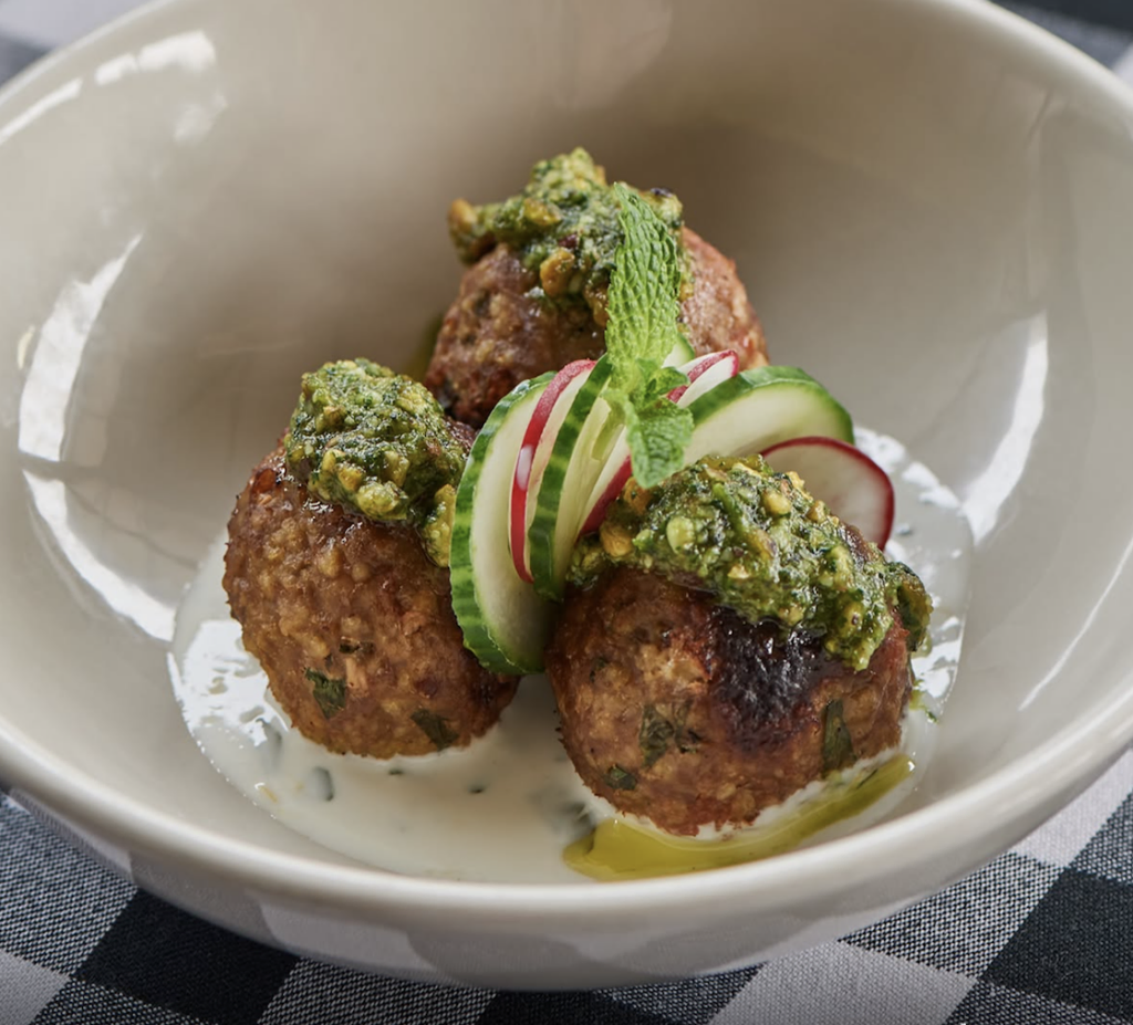 Colorado Lamb Meatballs from Bill's in Bloomfield Hills