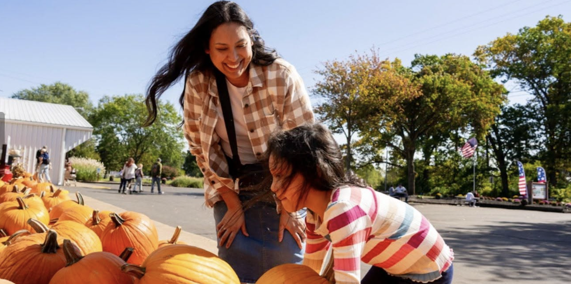 Mother daughter fall plans - picking pumpkins