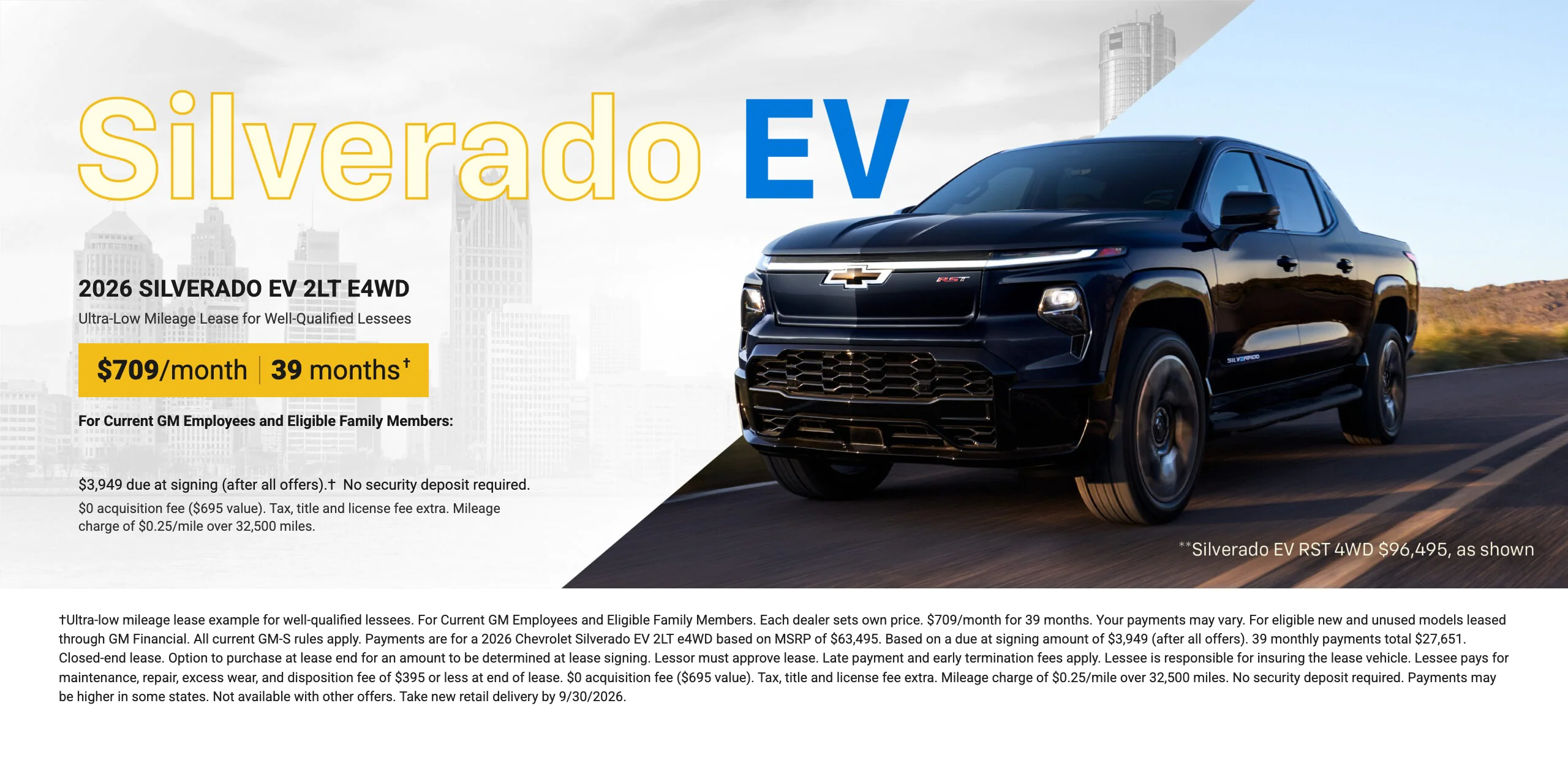 Silverado EV September Offer